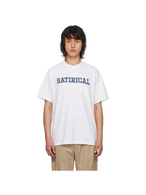 Engineered Garments White 'Satirical' T-Shirt