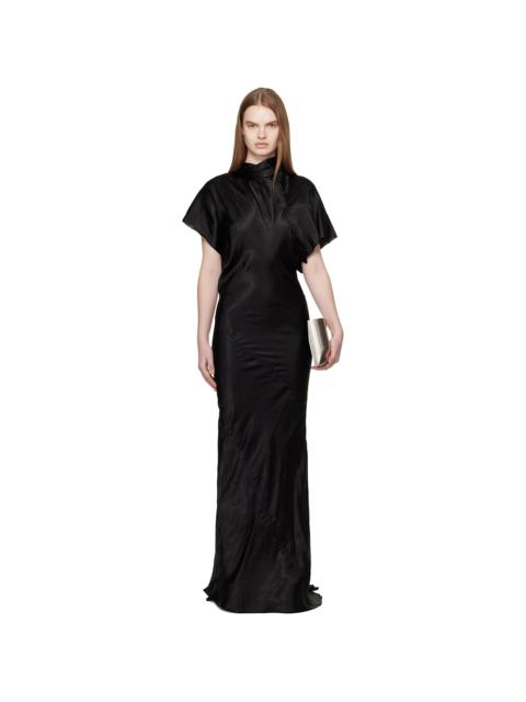 Rick Owens Black Temple Seb Maxi Dress