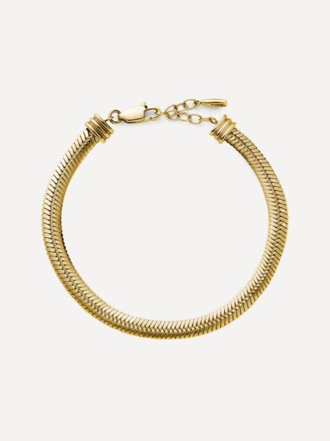 MISSOMA 18ct Gold-Plated Wide Snake Chain Bracelet
