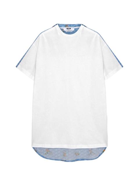 MSGM floral-print mini dress