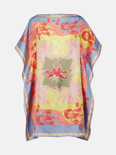 Etro Summer silk twill top