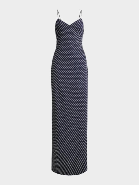 Ralph Lauren Caitlin Sequined Gabardine Evening Dress