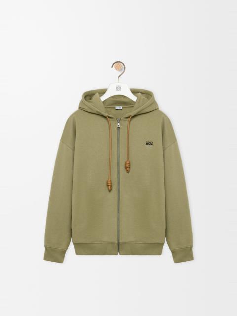 Loewe Zip-up hoodie in cotton