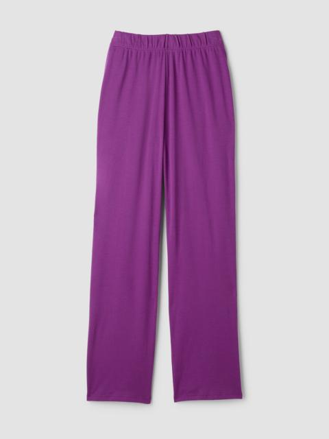 EILEEN FISHER Organic Cotton Interlock Straight Sleep Pant