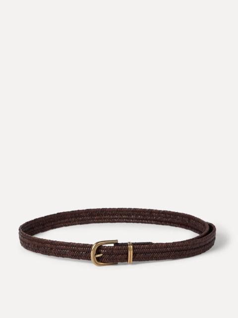 Brunello Cucinelli Stretch braided leather belt