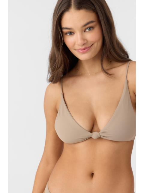 O'Neill Saltwater Solids Pismo Tall Tri Bralette Top