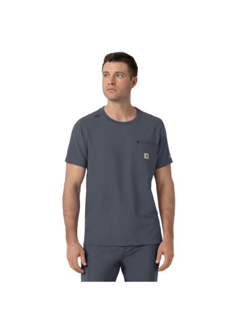 Carhartt Force Cross-Flex Crew Neck Scrub Top