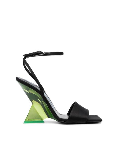 THE ATTICO Cheope 110mm leather sandals