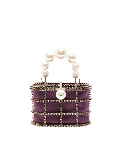 Rosantica mini Holli crystal-embellished bucket bag