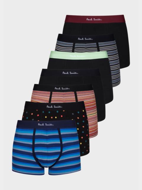 Paul Smith Mixed-Pattern Boxer Briefs Seven Pack