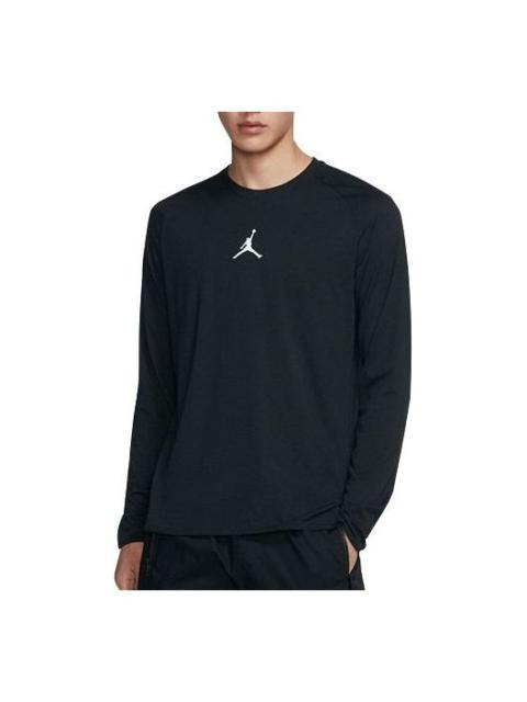 Jordan Air Jordan 25 Alpha Dri-Fit Back Printing Long Sleeves 'Black' 926437-010