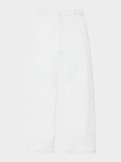 Another Tomorrow Carpenter Denim Wide-Leg Pants