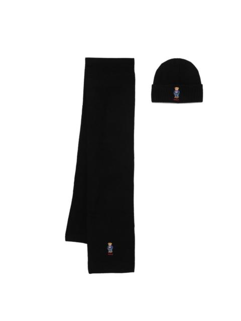 Polo Ralph Lauren Polo Bear-motif scarf set