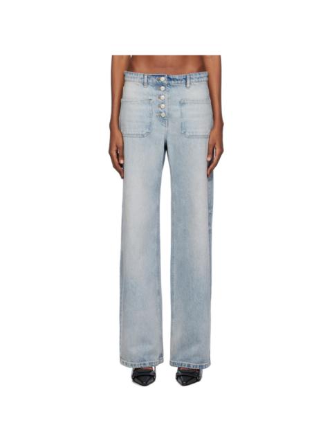 courrèges Blue Multiflex Jeans