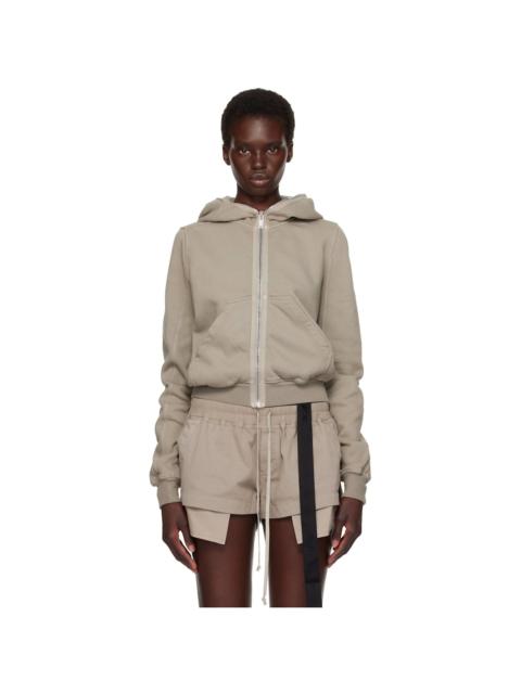 Rick Owens DRKSHDW Gray Tower Small Hoodie
