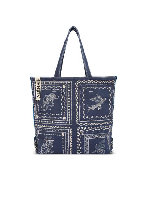 ALÉMAIS printed-design tote bag