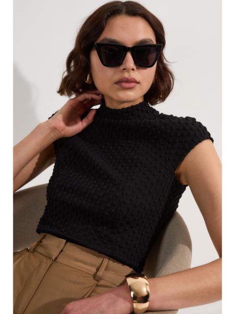 KAREN MILLEN Textured Jersey Top