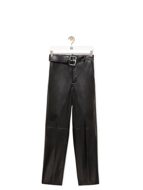 Trousers in nappa lambskin