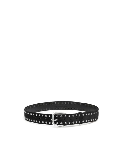 CHRISTOPHER ESBER Maverick stud-embellished suede belt