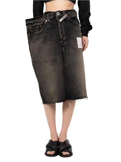 Maison MIHARAYASUHIRO Huge Layered Denim Skirt