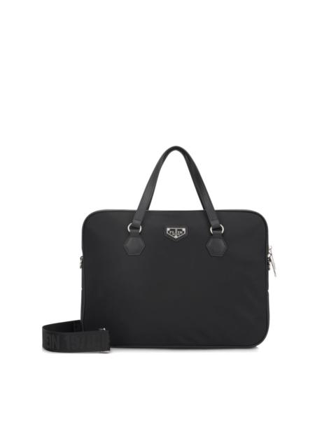 PHILIPP PLEIN logo-plaque laptop bag