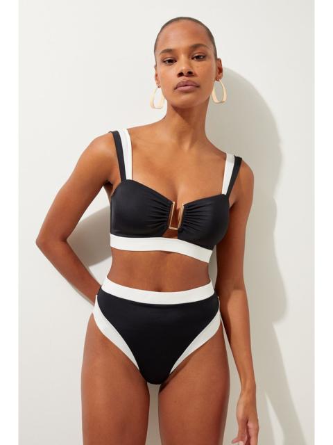 KAREN MILLEN Trim Detail Detachable Strap Bikini Top