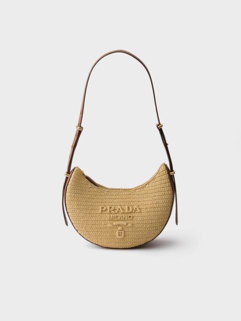 Prada Prada Arqué small crochet and leather bag
