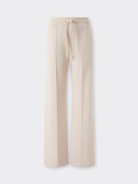 Ferrari Wool and Cotton Trousers with Drawstring