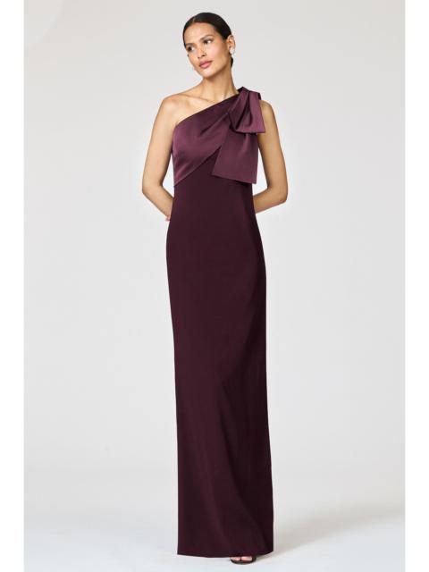 SACHIN & BABI ESTRELLA GOWN - MALBEC