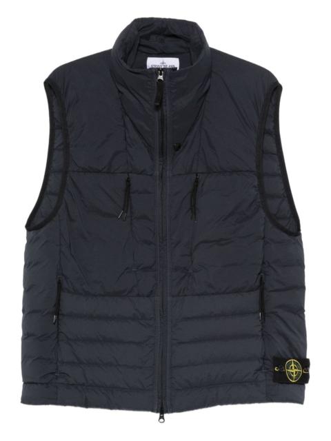 Stone Island zip quilted jacket