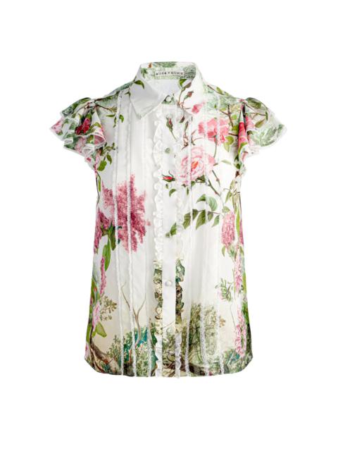 Alice + Olivia MINDA BLOUSE