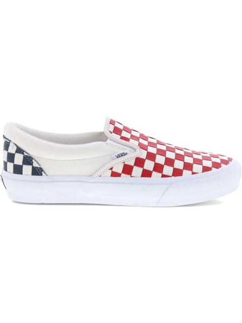 Vans Classic Slip-On VLT LX Woven Checkboard Red