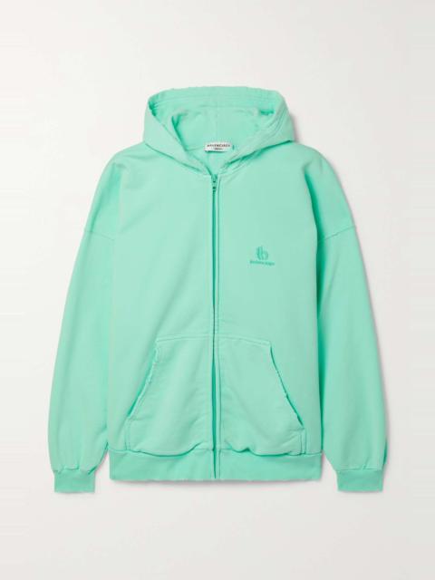 Cotton-jersey hoodie