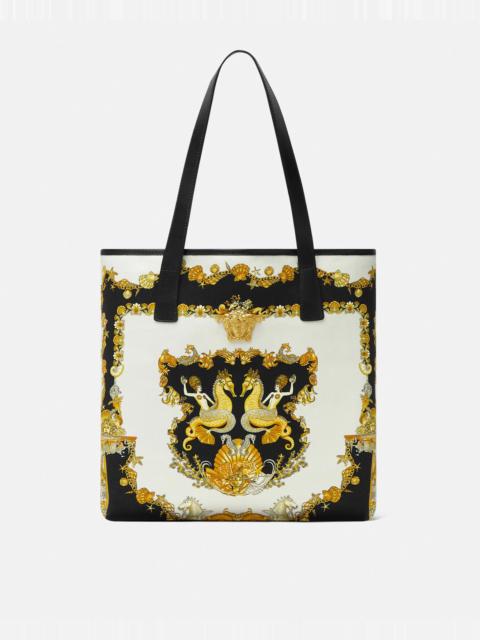 VERSACE Coral Theatre La Medusa Canvas Tote Bag