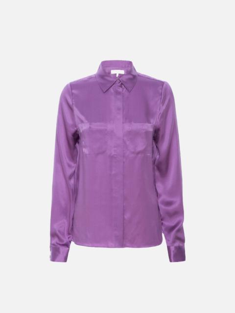 Slim Pocket Shirt in Orchid