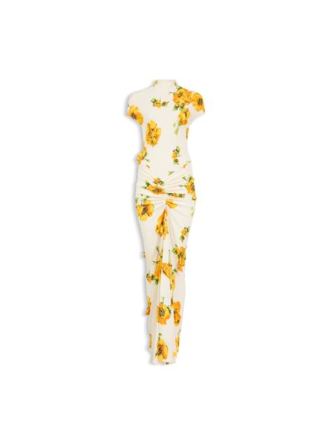 Alaïa DRAPED PRINTED DRESS