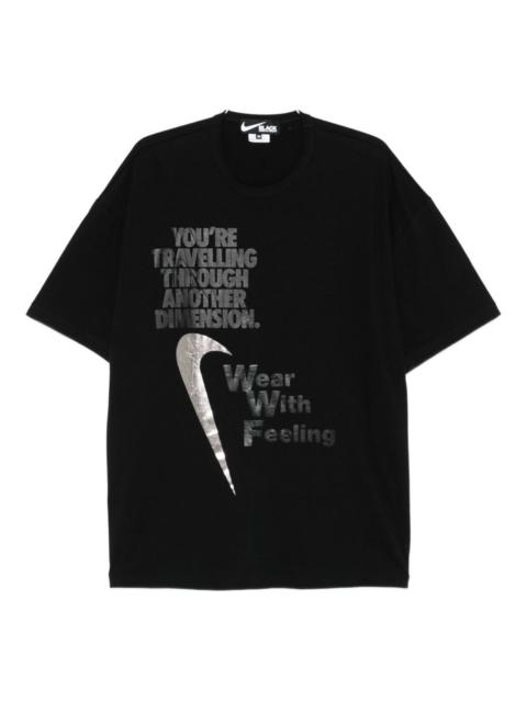 BLACK COMME des GARÇONS printed T-shirt