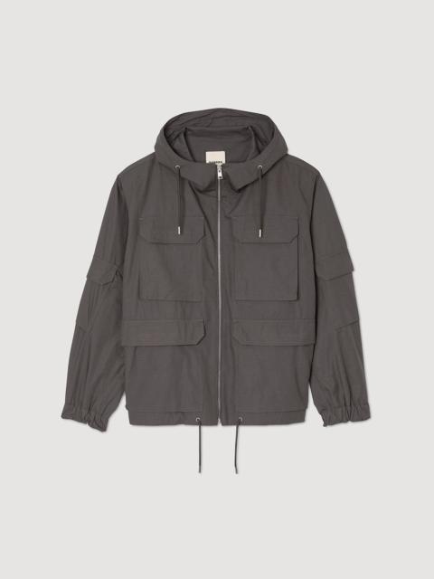 Sandro HOODED MILITARY PARKA