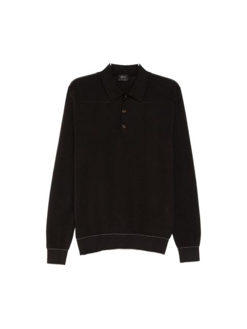 Brioni SEA ISLAND PIQUÉ COTTON POLO SHIRT