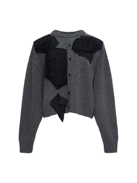 Y's Appliqué Short Cardigan