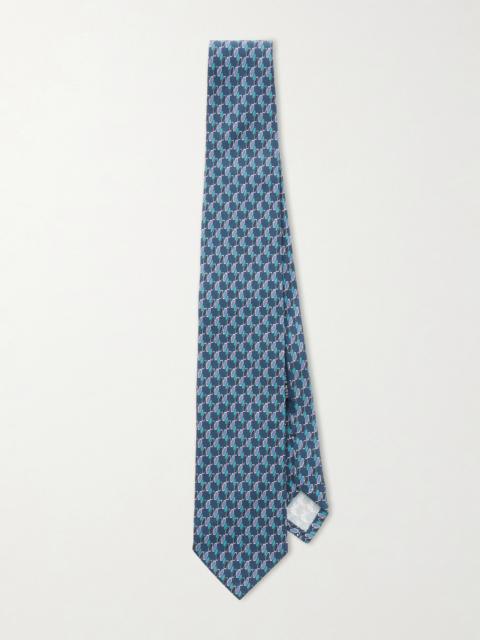 THOM SWEENEY 8cm Printed Silk Tie