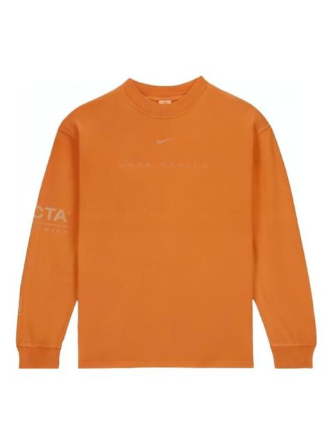 Nike Nike x NOCTA 드레이크 8K 피크 긴 소매 목 '오렌지'FQ6556-818