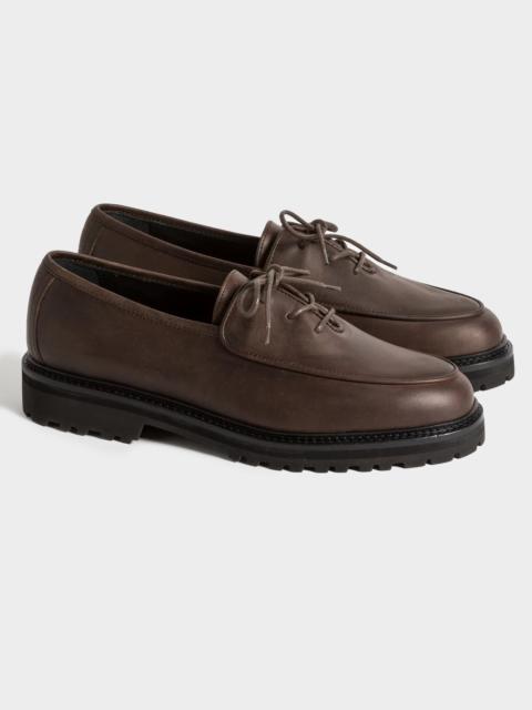 Jacques Solovière Jacques Solovière Fleurs Oiled Leather Lace-up Shoe