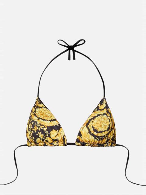 Barocco Print Bikini Top