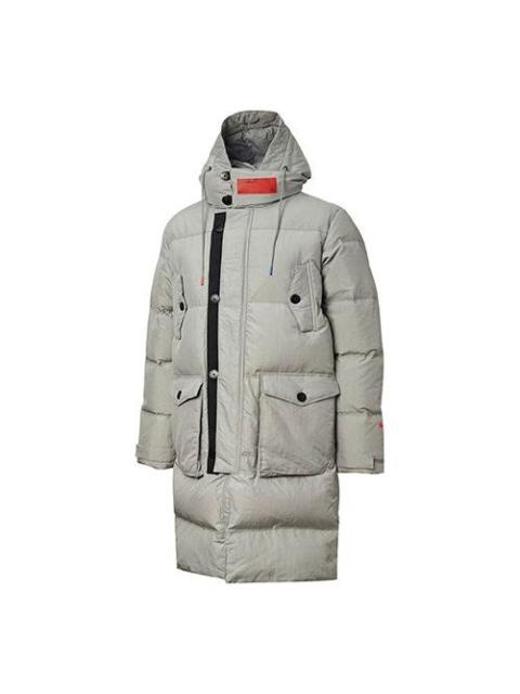 PUMA x Attempt Padded Down Jacket 'Grey Black' 598253-84