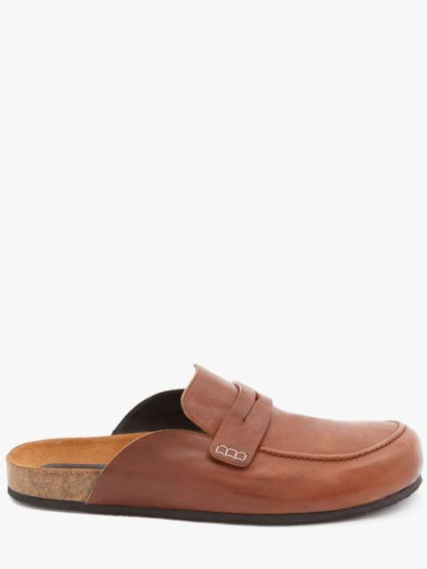 JW Anderson leather loafer mules