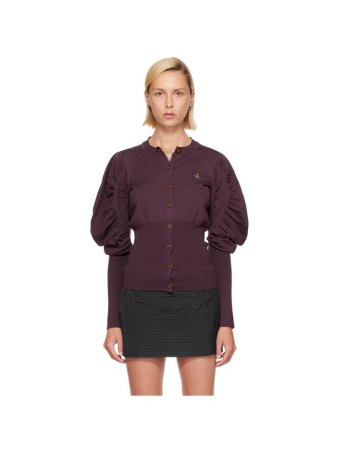 Vivienne Westwood Purple Eli Cardigan