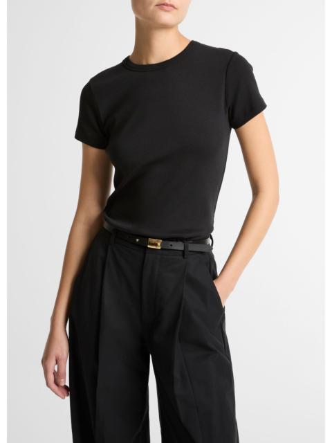 Vince Pima Cotton-Blend '90s Shrunken T-Shirt