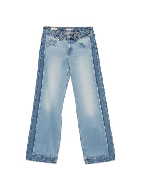 Levi's frayed loose trousers