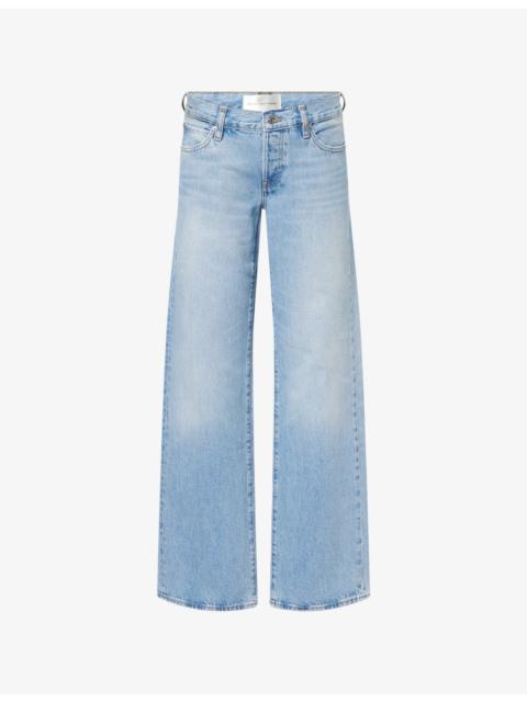 FRAME FRAME x Amelia Gray The Gray Wide-Leg Denim Jeans